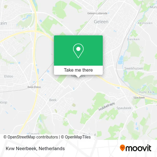 Kvw Neerbeek map