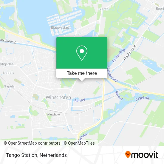 Tango Station map