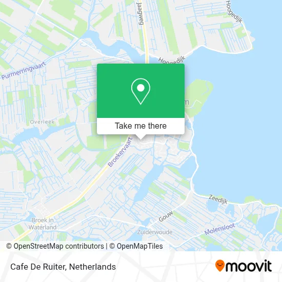 Cafe De Ruiter map
