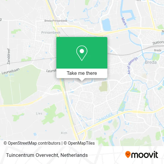 Tuincentrum Overvecht map