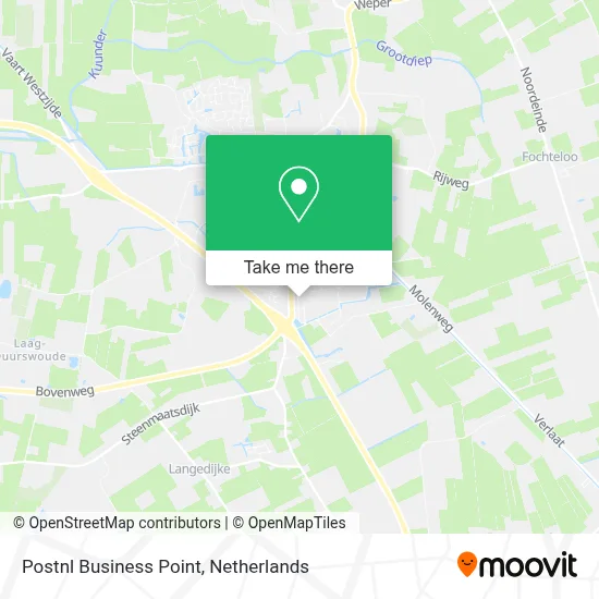 Postnl Business Point map