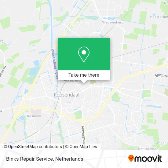 Binks Repair Service map