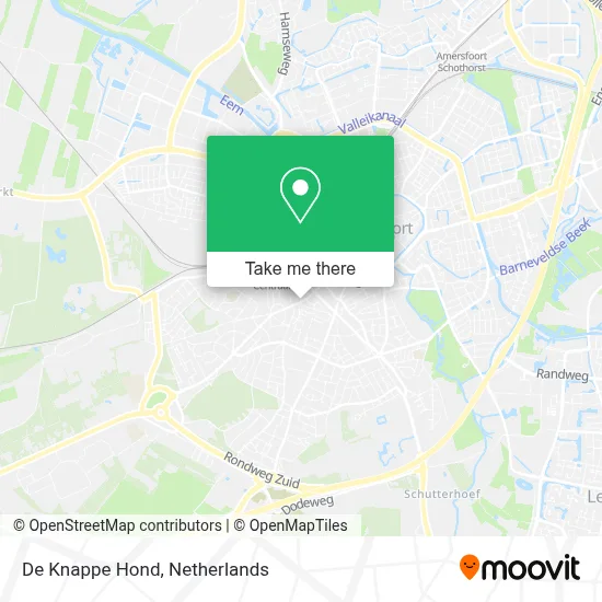 De Knappe Hond map