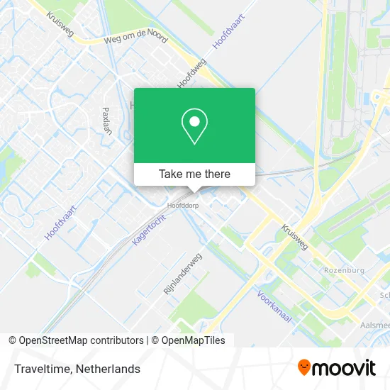 Traveltime map