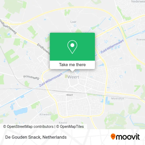 De Gouden Snack map
