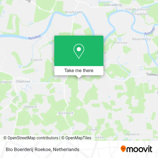 Bio Boerderij Roekoe map