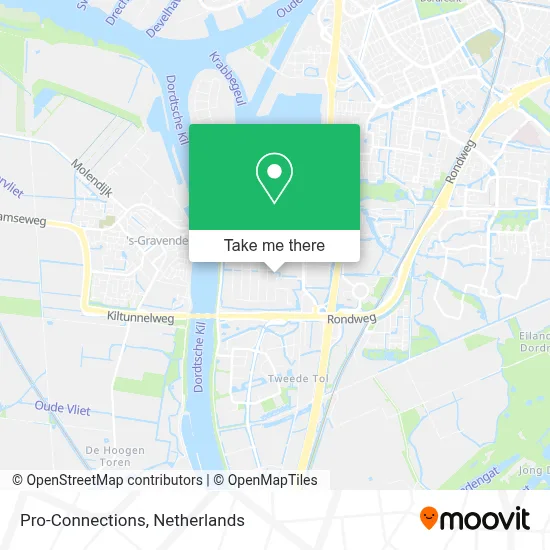 Pro-Connections map