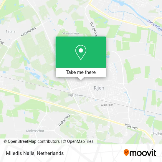 Miledis Nails map