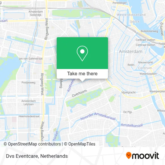 Dvs Eventcare map