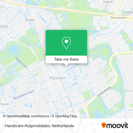 Handicare  Hulpmiddelen map