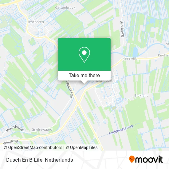 Dusch En B-Life map