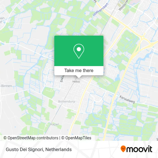 Gusto Dei Signori map