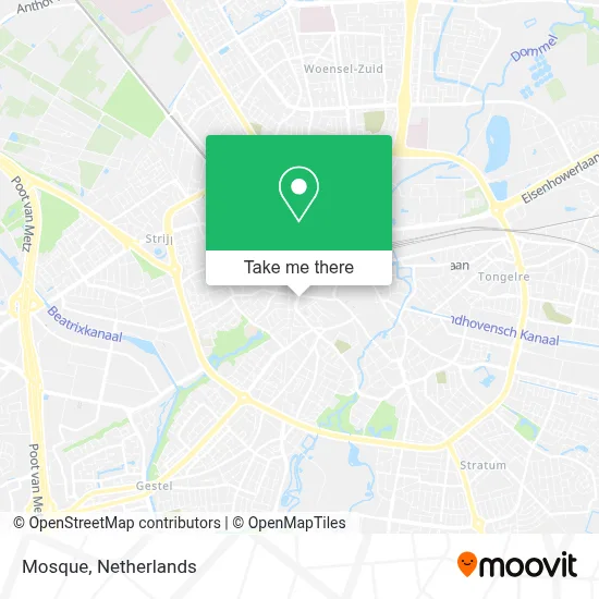 Moskee map