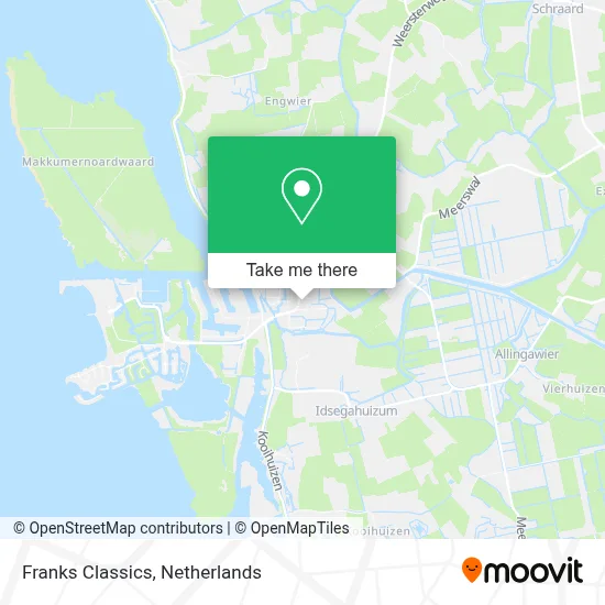 Franks Classics map