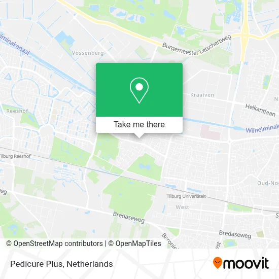 Pedicure Plus map
