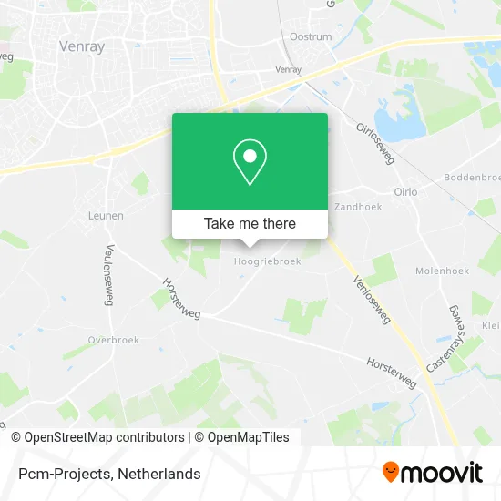 Pcm-Projects map