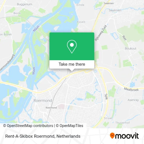 Rent-A-Skibox Roermond map
