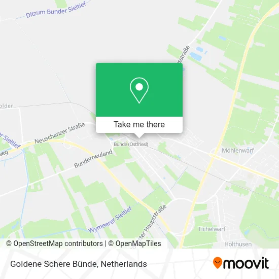 Goldene Schere Bünde Karte