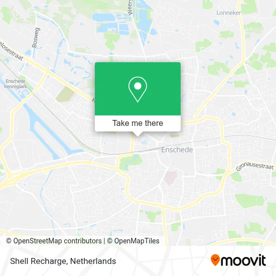 Shell Recharge map