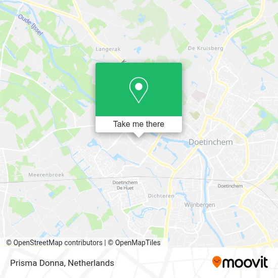Prisma Donna map