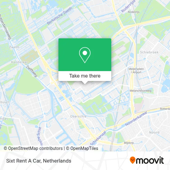 Sixt Rent A Car map