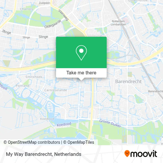 My Way Barendrecht map