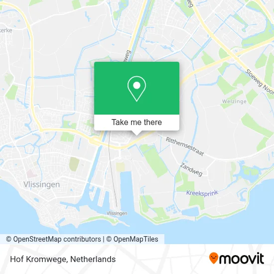 Hof Kromwege map