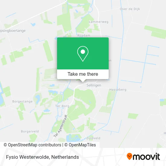 Fysio Westerwolde map