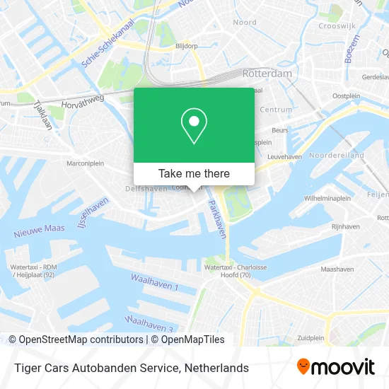 Tiger Cars Autobanden Service map
