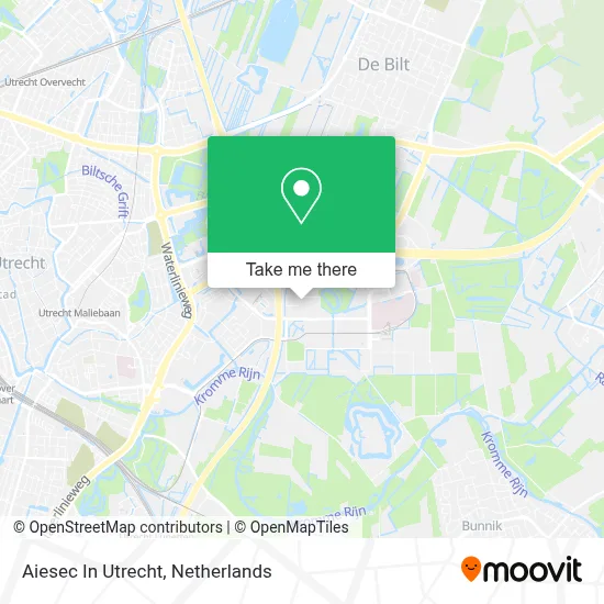 Aiesec In Utrecht map