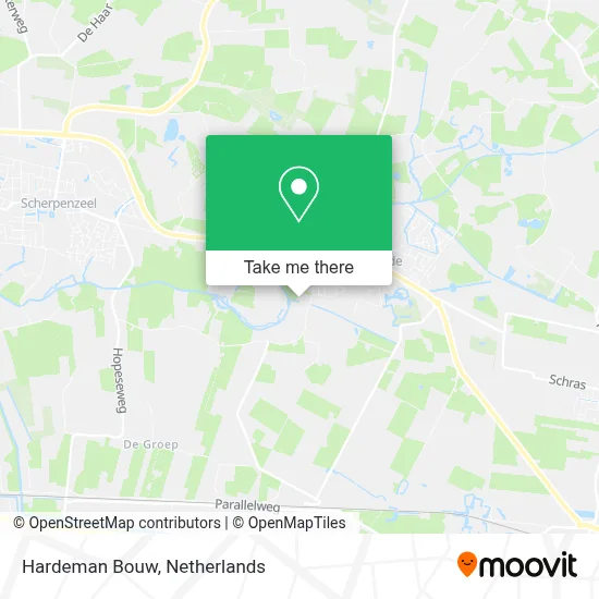 Hardeman Bouw map