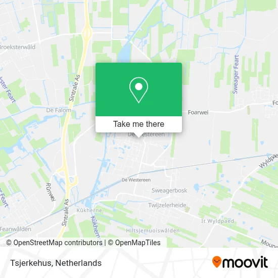 Tsjerkehus map