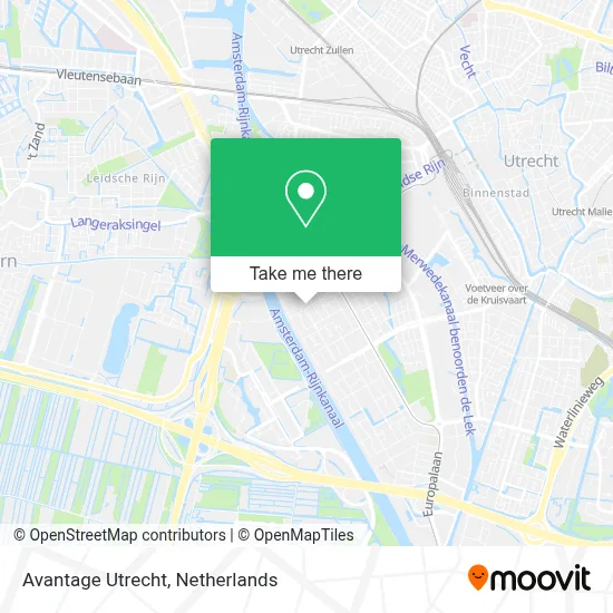 Avantage Utrecht map