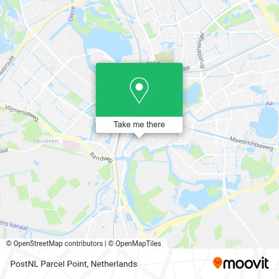 Postnl Pakketpunt map