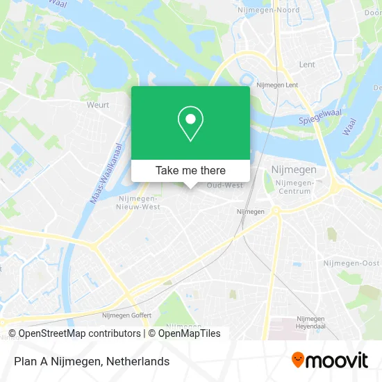 Plan A Nijmegen map