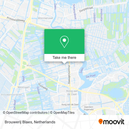 Brouwerij Blaes map