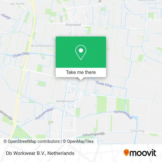 Db Workwear B.V. map