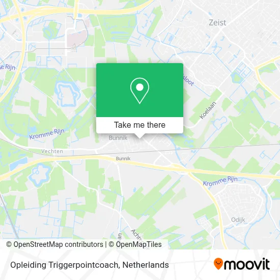 Opleiding Triggerpointcoach map