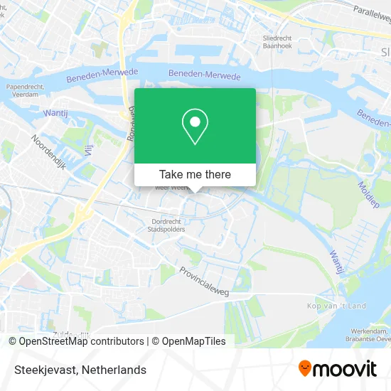Steekjevast map