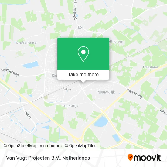 Van Vugt Projecten B.V. map