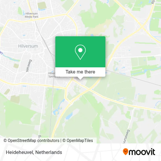 Heideheuvel map