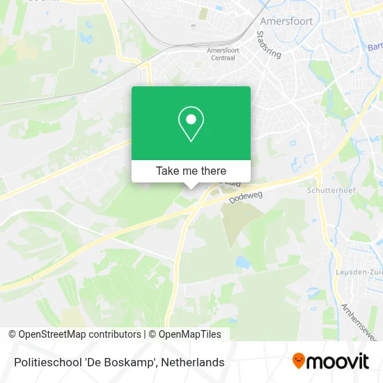 Politieschool 'De Boskamp' map