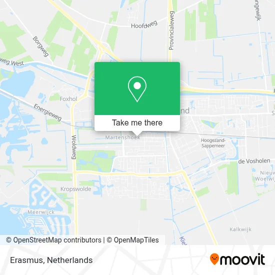 Erasmus map