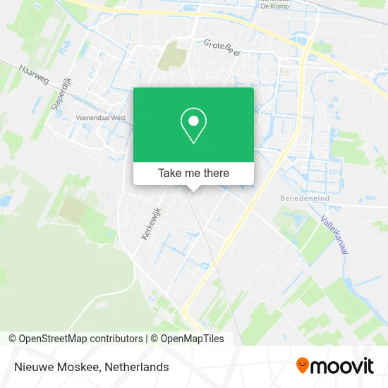 Nieuwe Moskee map