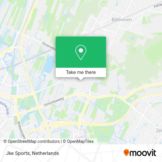 Jke Sports map