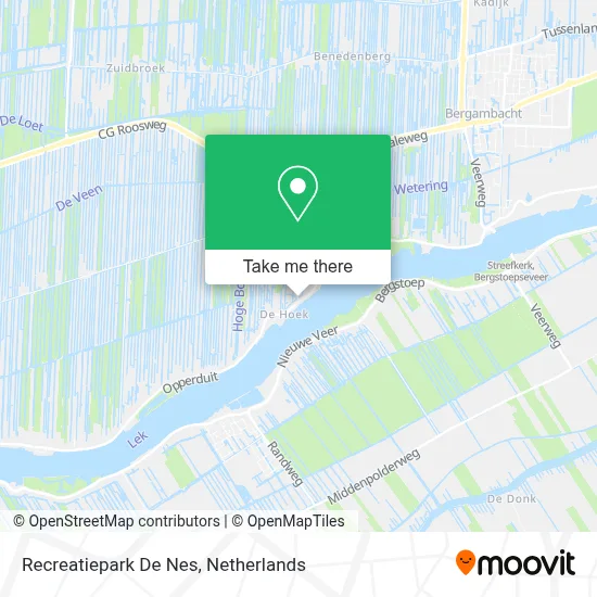 Recreatiepark De Nes map