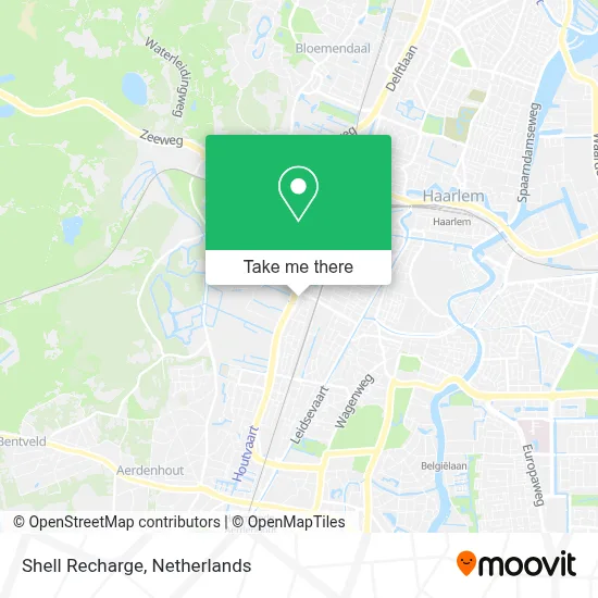Shell Recharge map