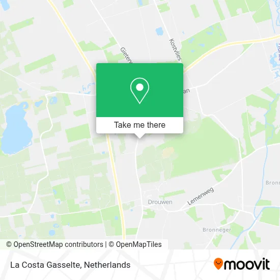 La Costa Gasselte map