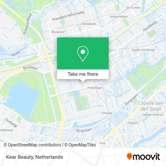 Kear Beauty map