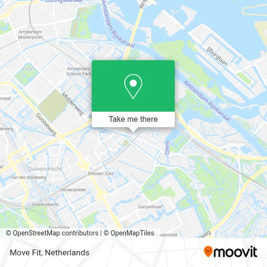 Move Fit map